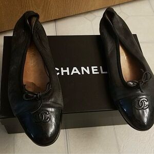 CHANEL Ballet Flats EU 38.5